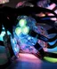 Close-up of the RGB+W LED light modules